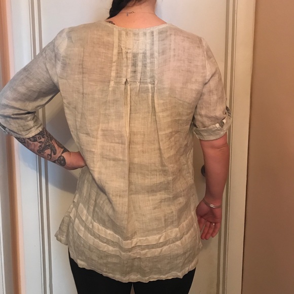 Unique organic Rami Blouse - Picture 2 of 7